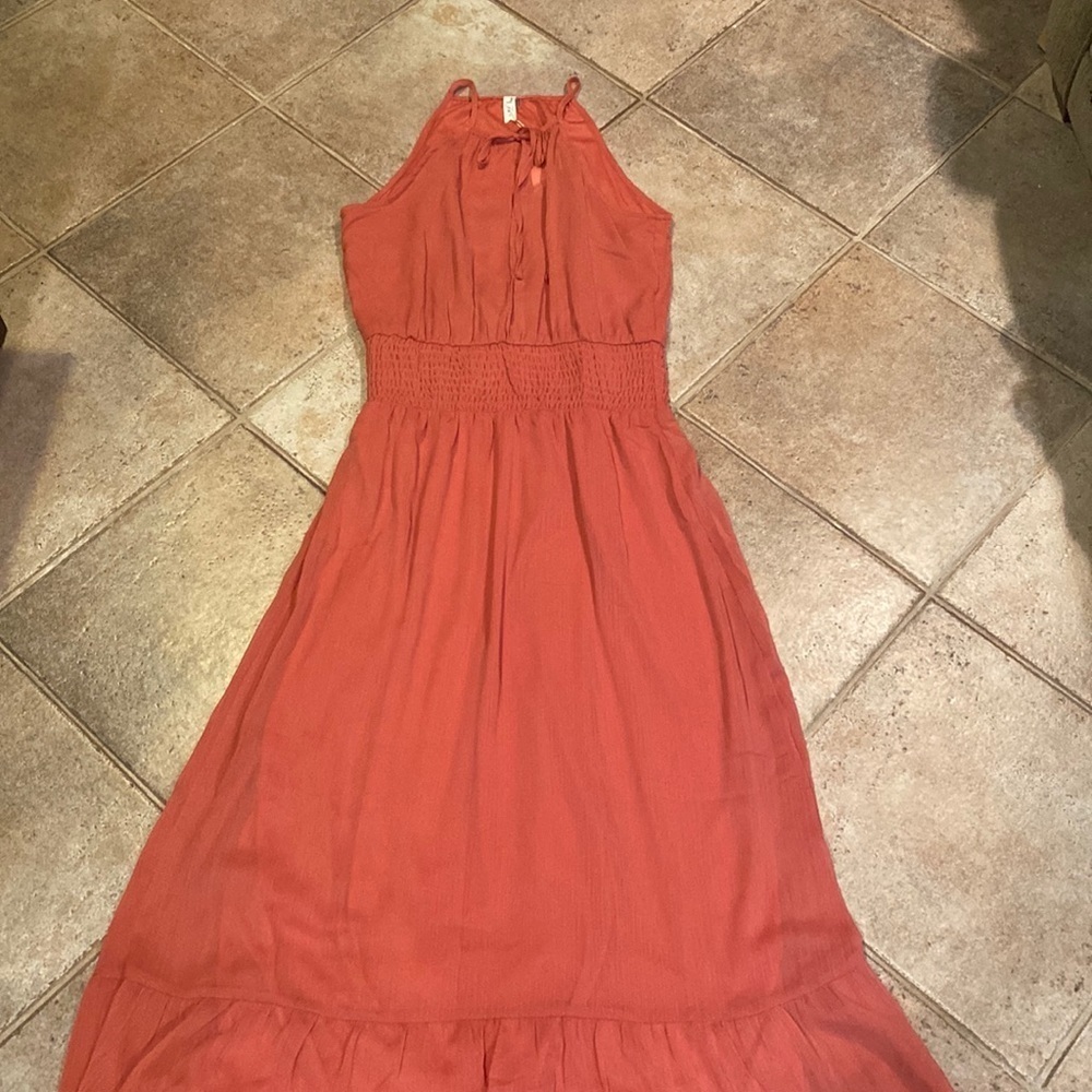 NWT L Love Women’s Red Maxi Dress Size Medium